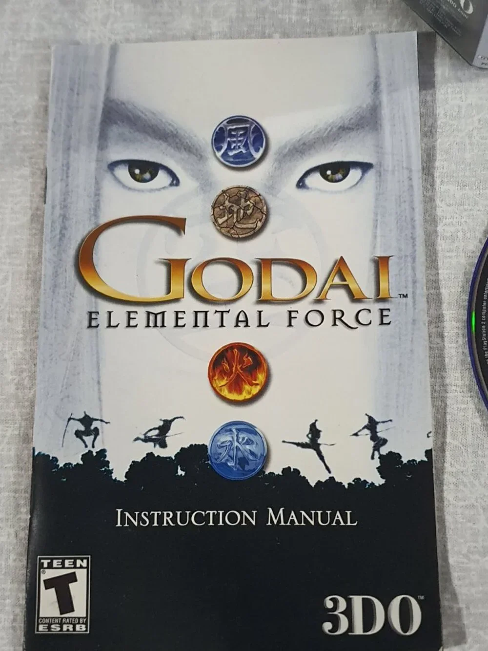 Godai Elemental Force - Sony Playstation 2 PS2 - CIB Complete - Tested Good Disc